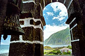 Azzorre, Isola Sao Jorge - Escursione alla Faja dos Cubres. Igreja de Santo Cristo, nella Faj da Caldeira de Santo Cristo. 